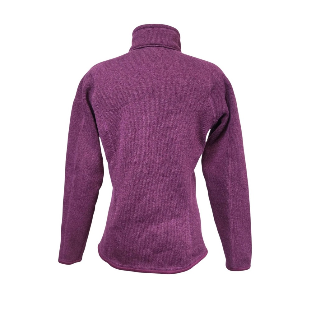 Patagonia Better Sweater Full Zip Jacket Purple Heather Knit Womens Medium - Picture 4 of 7